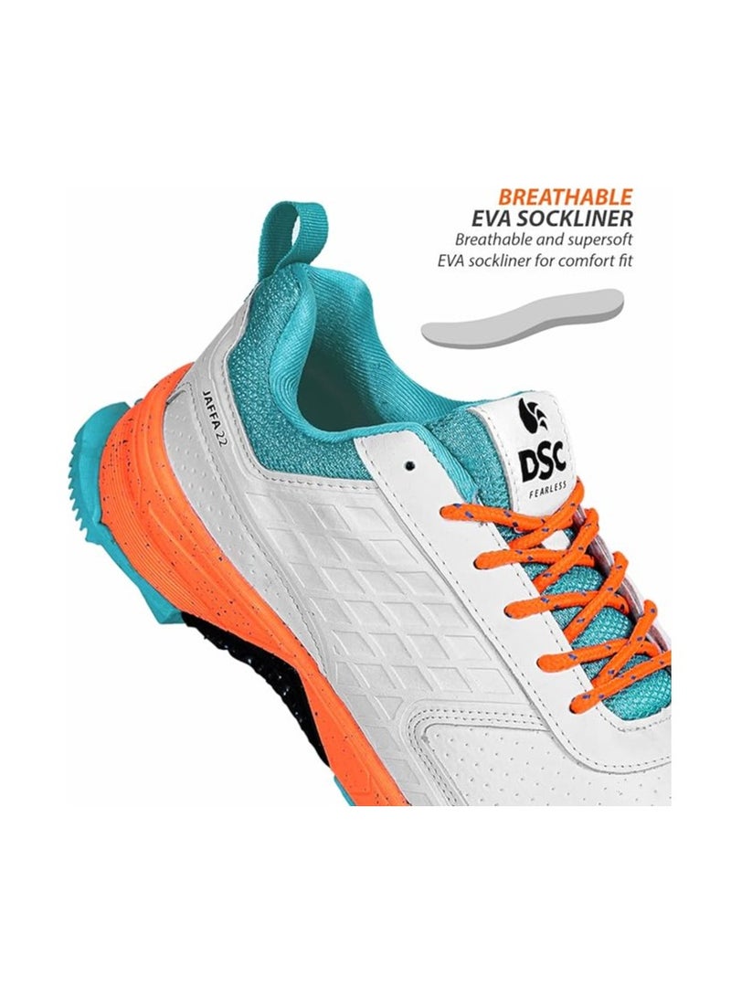 DSC Jaffa 22 Cricket Shoes | Size: 12 UK/13 US/46 EU | For Mens & Boys | Material: Mesh | Breathable Mesh | Non-Slip Sole for Improved Durability for Stability - Image 4
