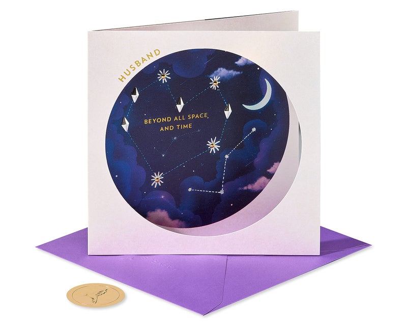 Papyrus Birthday Card for Husband (Space and Time) - Image 4