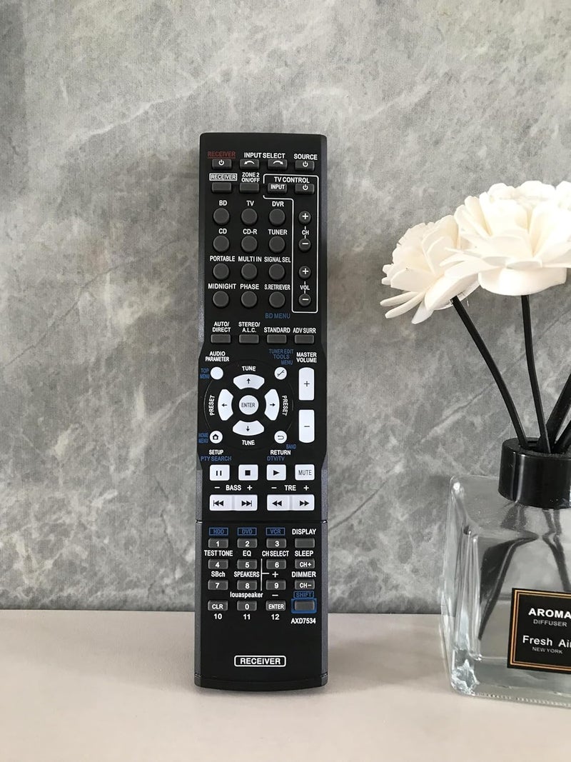 BOMAZ Replacement Remote Control for Pioneer VSX-30 VSX-1122 VSX-1122-K VSX-1123 VSX-321-K VSX-820 VSX-820-K AV Receiver - Image 2