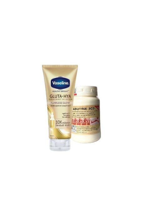 Vaseline gluta-hya flawless glow and abutine 3c3