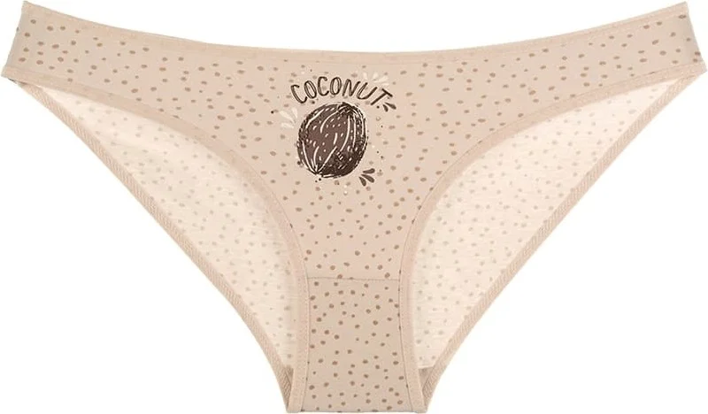 Donella 10 Pcs. Colorful Coconut Printed Women's Panties - 211160B