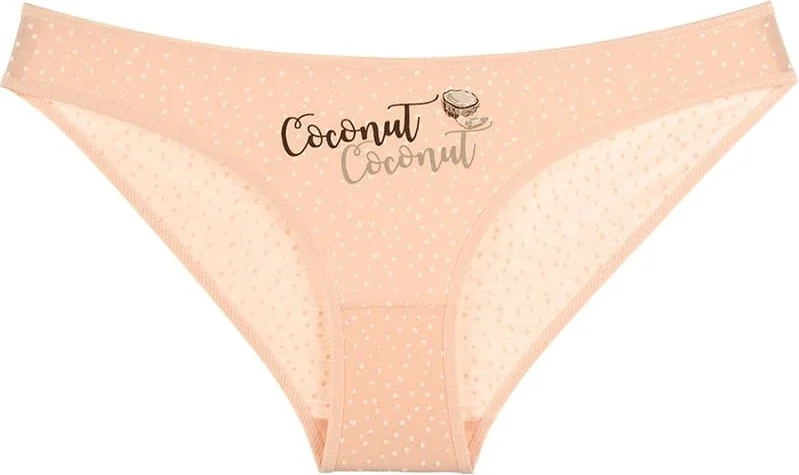 Donella 10 Pcs. Colorful Coconut Printed Women's Panties - 211160B