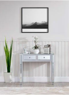 VANITY LIVING Vanity Living Console Table, Modern Design Mirrored Narrow Hallway Table, Treviso Slim Wooden Framed Entryway Hall Table for Living Room Furniture  - Image 3