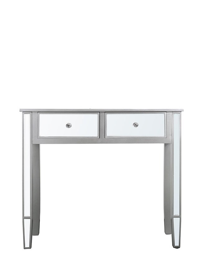 VANITY LIVING Vanity Living Console Table, Modern Design Mirrored Narrow Hallway Table, Treviso Slim Wooden Framed Entryway Hall Table for Living Room Furniture  - Image 4