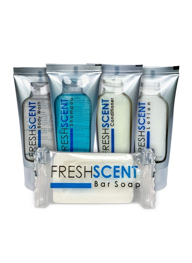 Freshscent - Freshscent Body Wash 1oz (100 Pack) Hotel Travel Size, Bulk Amenities and Toiletries for Hospitality - Image 1
