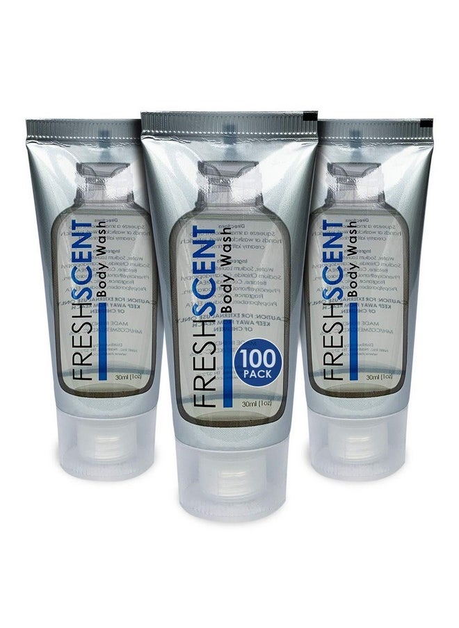 Freshscent - Freshscent Body Wash 1oz (100 Pack) Hotel Travel Size, Bulk Amenities and Toiletries for Hospitality - Image 1
