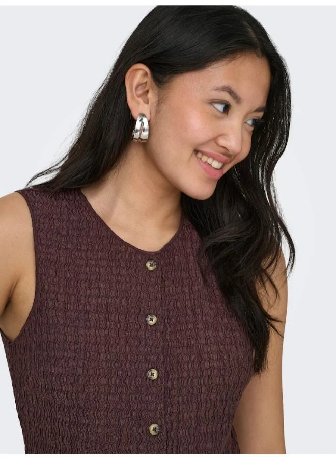 ONLY  Onlilse Life Structure Vest Cardigan for Women | Best Price UAE