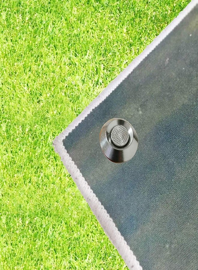 Pmsanzay Heavy Duty Stainless Steel Patio Rug Stakes Low-Profile Mat Anchors Rug Gripper, Rug Holder - Easily Secure Your Patio Rug to The Ground - No Rust, No Bending - Easy to Install - Pack of 6 - Image 5