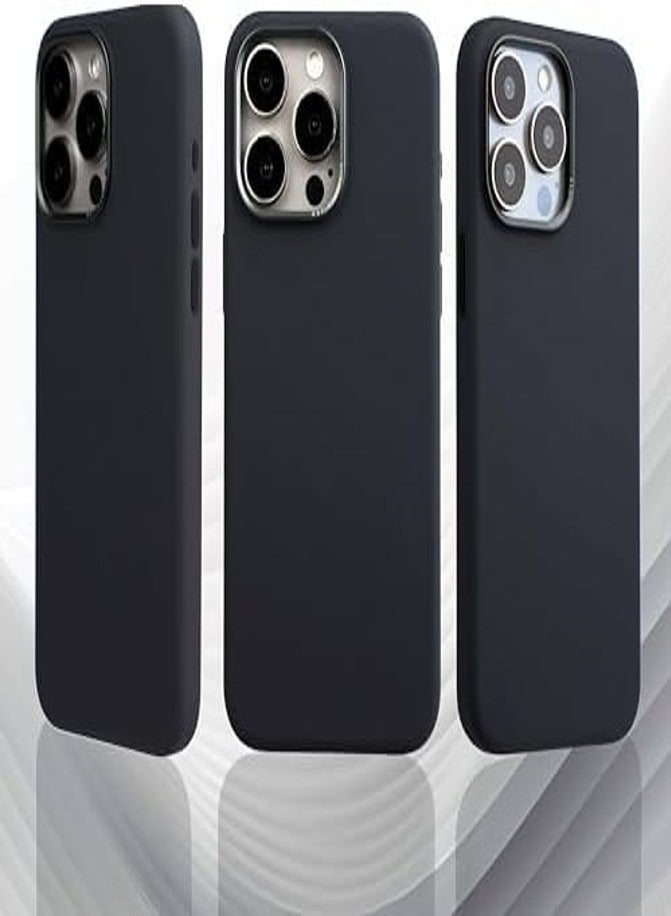 Maxwell Electronics Maxwell Silico Series Compatible with MagSafe Case for iPhone 15 Pro - Full Protection, Drop-Proof, Metallic Camera Lens Protection, MagSafe Compatible (Black) - Image 5