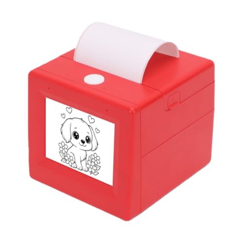 Sticker Printer Smart AI Voice Thermal Printer Box with 2.8 in Display Inkless Portable Thermal Sticker Maker for Scrapbooking Crafts Gift Wrapping Wireless Bluetooth Rechargeable Battery 3 PCS Thermal Paper Rolls Included - Image 1