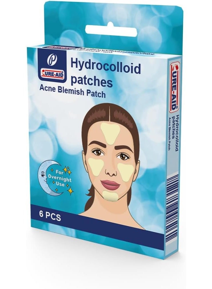 Cure-Aid Hydrocolloid patch Acne Blemish Patch 6pcs