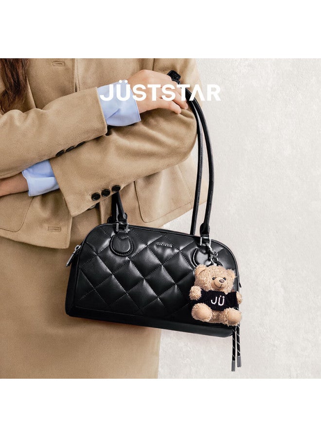 Just Star Jianlu Same Style Baguette Bag Women New Light Luxury Boston Bowling Underarm Bag Birthday Gift For Women - Image 2