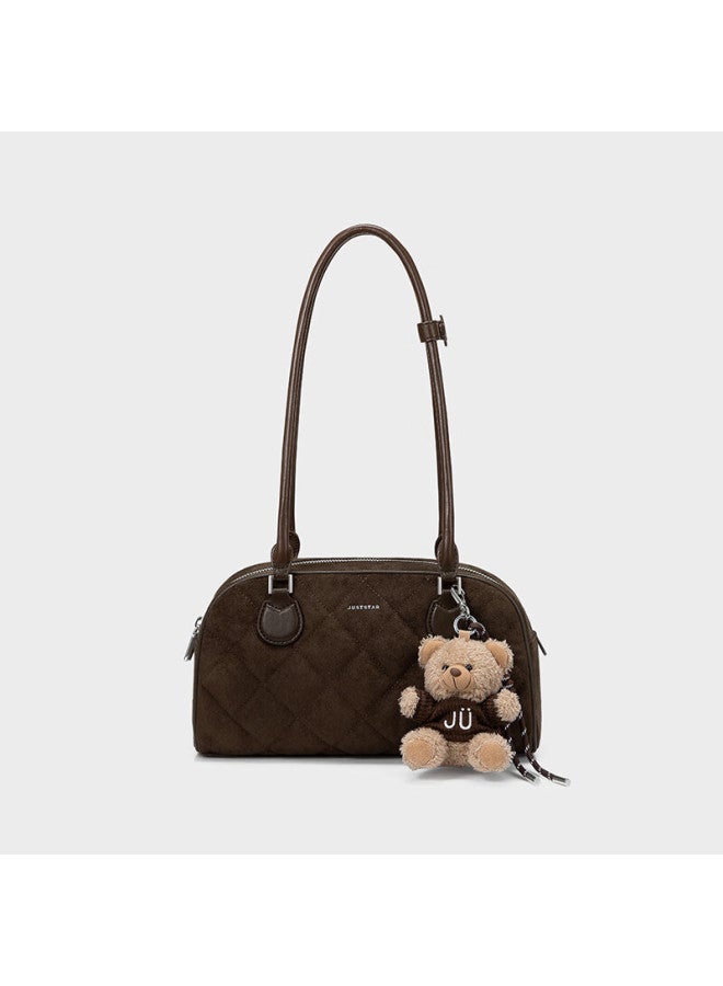 Just Star Jianlu Same Style Baguette Bag Women New Light Luxury Boston Bowling Underarm Bag Birthday Gift For Women - Image 5