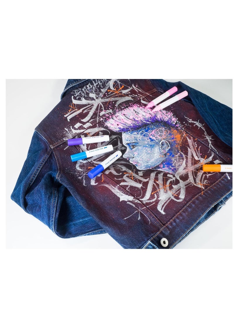 PILOT 12 قطعة من أقلام الطلاء المائي Pintor بقطر 0.7 مم، ألوان متنوعة - Image 4