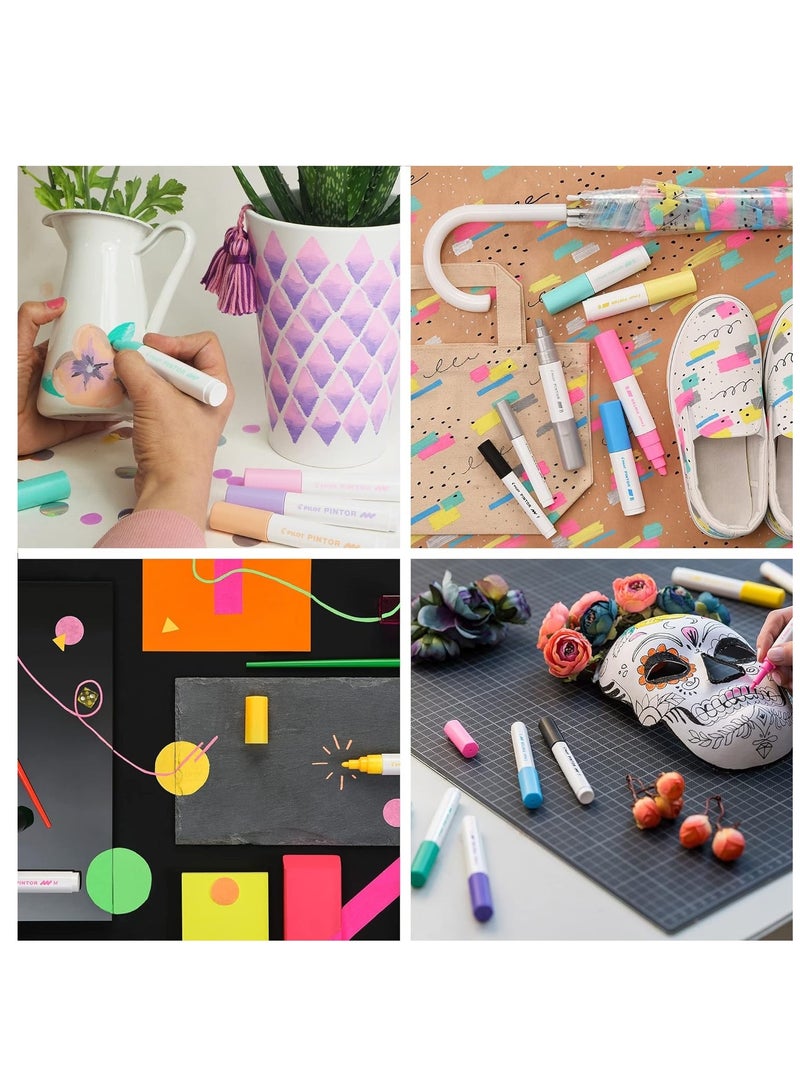 PILOT 12 قطعة من أقلام الطلاء المائي Pintor بقطر 0.7 مم، ألوان متنوعة - Image 5