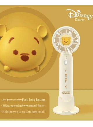 Genuine authorized Disney handheld fan is silent, with high wind power and small wind power, and long battery life - view 2