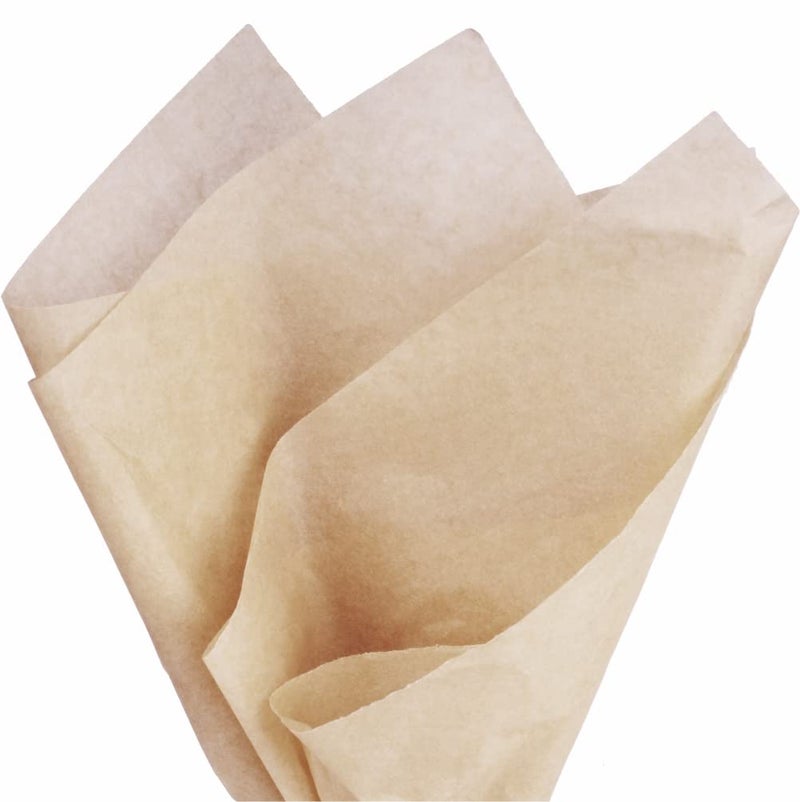 PMLAND Gift Wrapping Tissue Paper  Light Brown Color  20 Inches x 26 Inches 60 Sheets