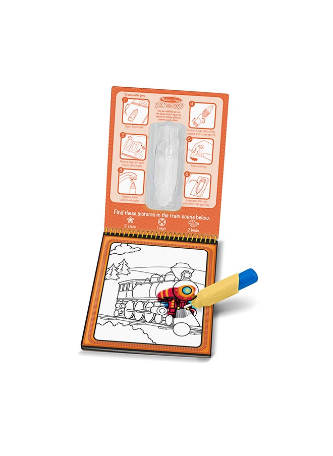 Melissa & Doug Melissa & Doug On the Go Water Wow! Reusable Water-Reveal Activity Pad - Vehicles  - Image 2