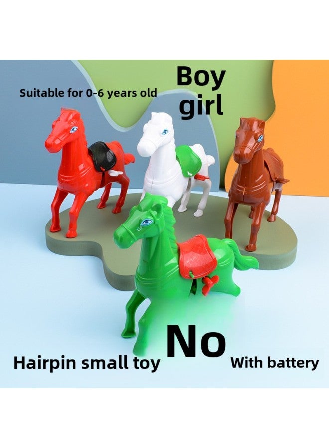 Children's Top-up Toys Chain Jumping And Jumping Horse Winding And Nostalgic Toy Stall Children's Gifts-Color:On The Chain Vault (random Color) - Image 4