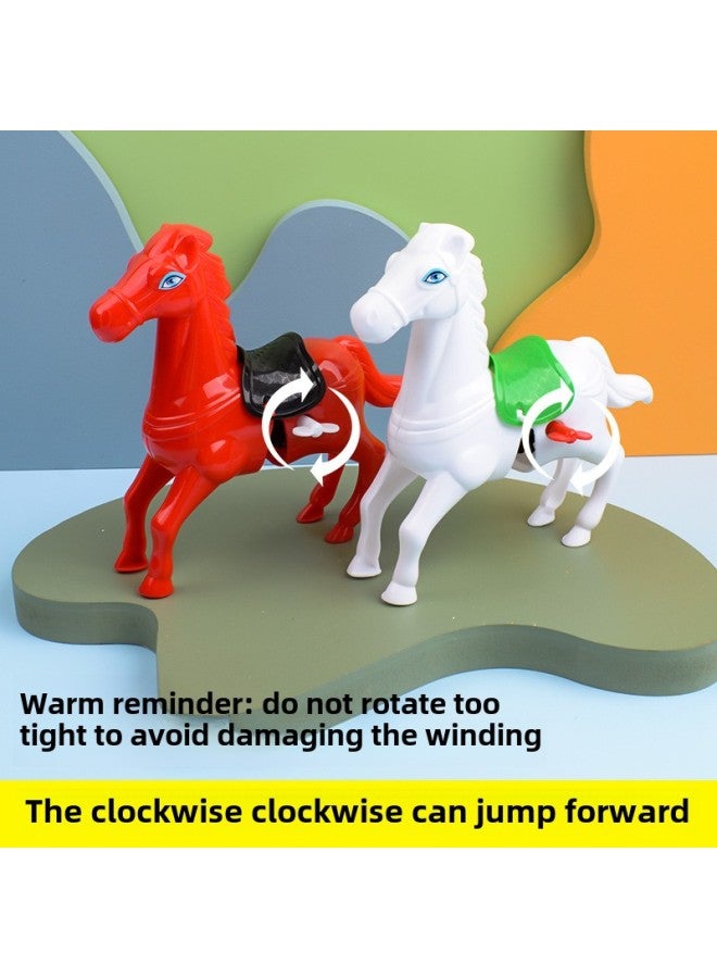 Children's Top-up Toys Chain Jumping And Jumping Horse Winding And Nostalgic Toy Stall Children's Gifts-Color:On The Chain Vault (random Color) - Image 3