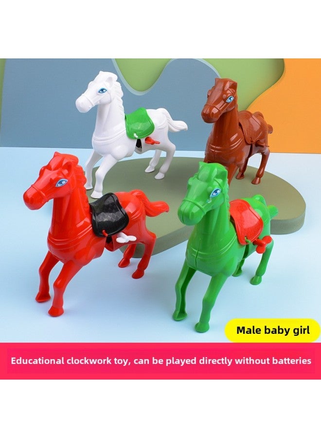 Children's Top-up Toys Chain Jumping And Jumping Horse Winding And Nostalgic Toy Stall Children's Gifts-Color:On The Chain Vault (random Color) - Image 2
