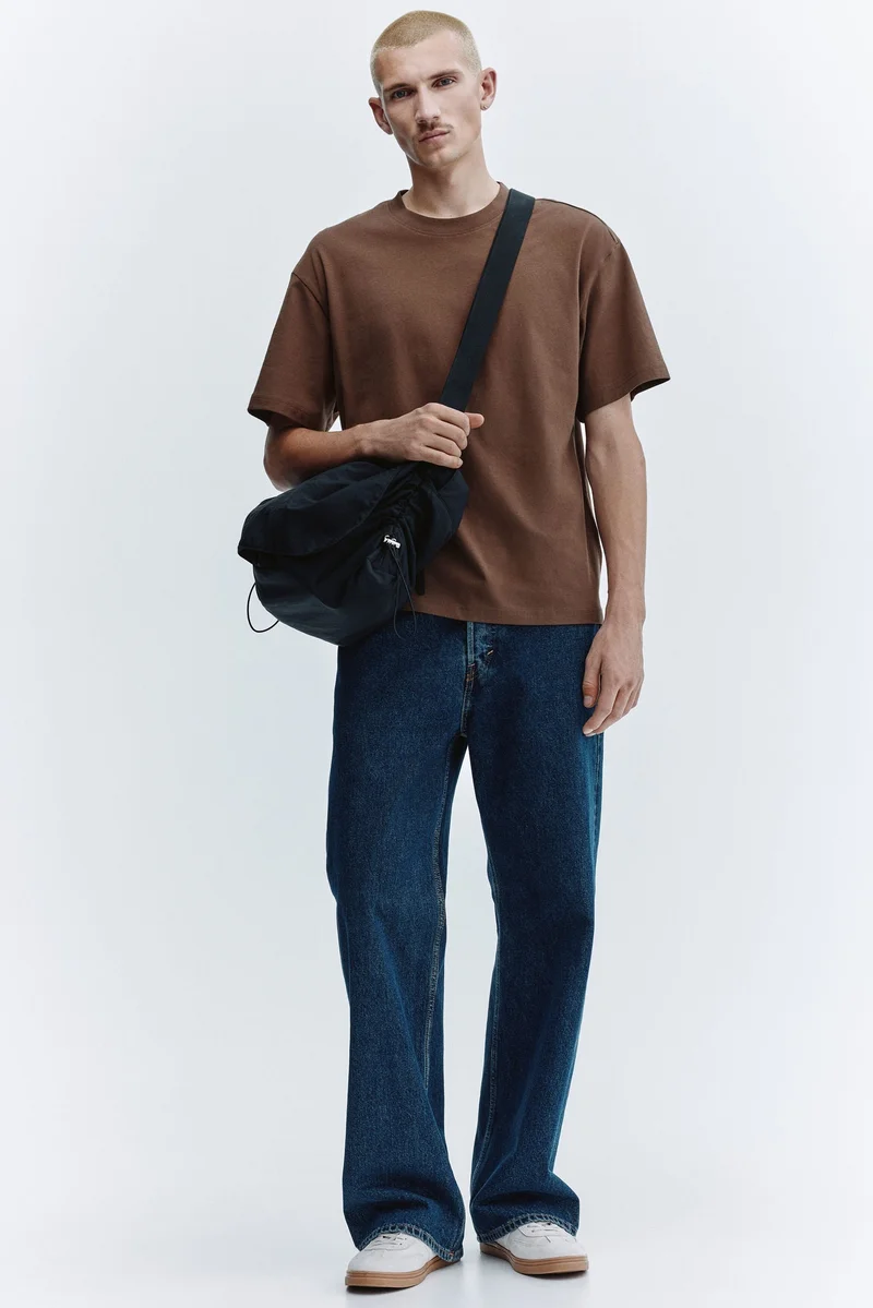 اتش اند ام تي-شيرت بقصة واسعة