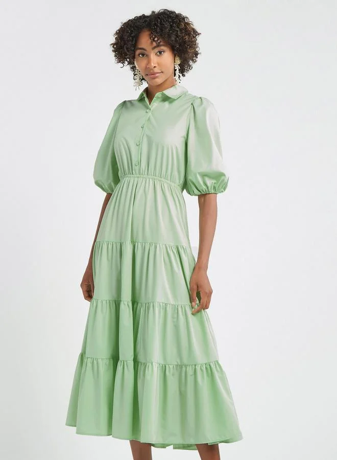 Splash FAV Tiered Midi Dress