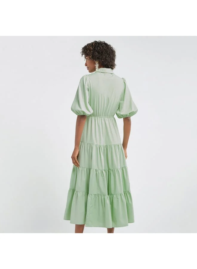 Splash FAV Tiered Midi Dress
