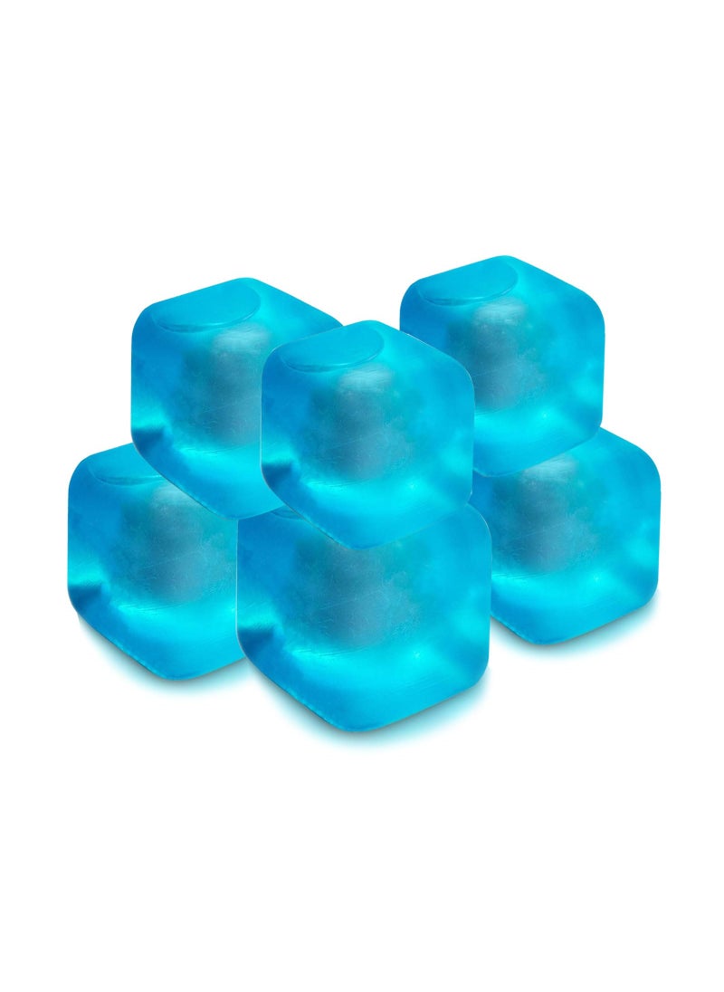 M PAIN MANAGEMENT TECHNOLOGIES Extra Large Reusable Ice Cubes 26 Sq  BPA Free Plastic  for Cold Therapy Units Drink Coolers or Drink Dispensers Stay cold Longer 6Pack 