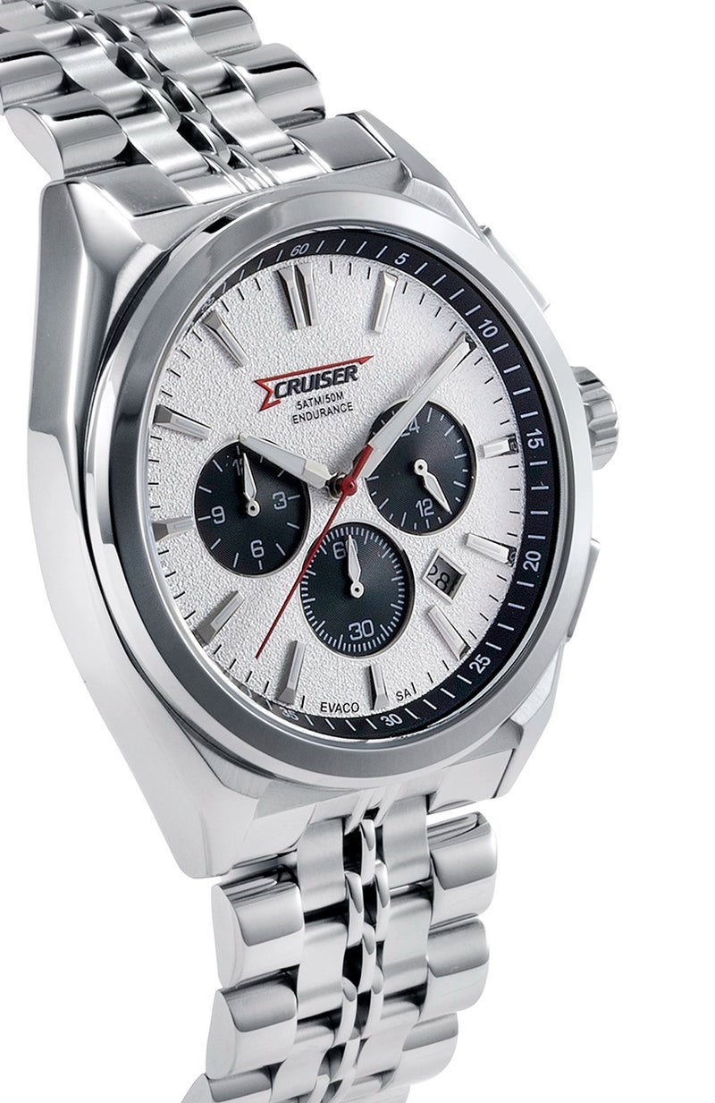 CRUISER Stainless steel chronograph quartz watch C26252-GSSBC - Image 3