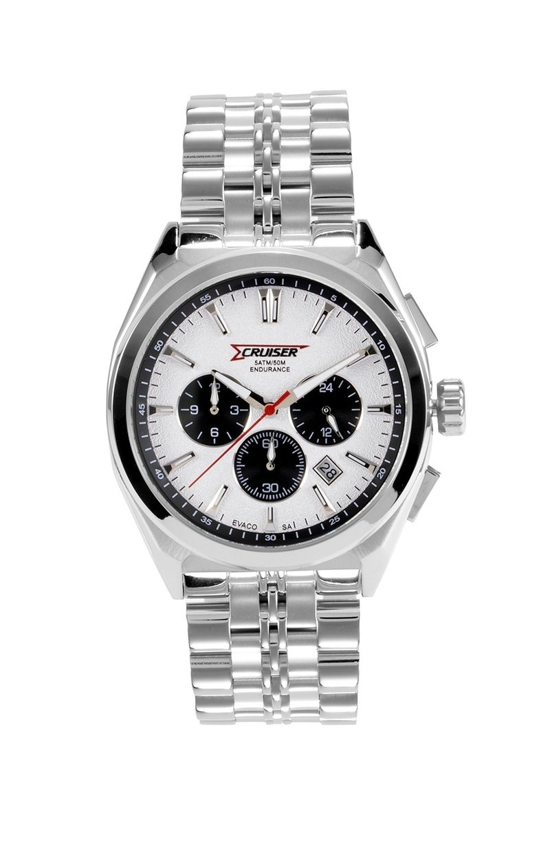 CRUISER Stainless steel chronograph quartz watch C26252-GSSBC - Image 1