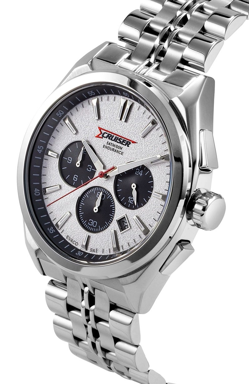 CRUISER Stainless steel chronograph quartz watch C26252-GSSBC - Image 2