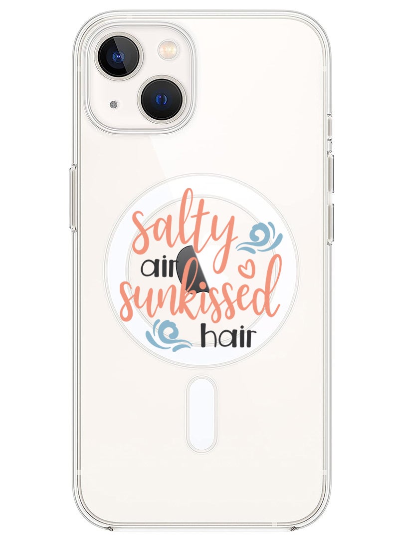 Theodor Magnetic Case for iPhone 14 6.1-inch Compatible with MagSafe Wireless Charging, Shockproof Phone Bumper Cover Salty air sunkissed air copy - Image 1