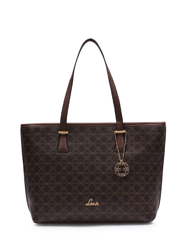 لافي حقيبة لافي نسائية بطبعة شيري بني - Image 1