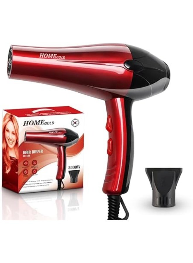Home Gold Hair Dryer HG-686-3000W - Image 1