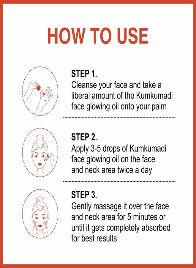 She Essentials Kumkumadi Glow Face Oil (30 ml) | For Glowing Skin | Helps Reduce Dark Spots & Pigmentation | Kumkumadi Oil - Image 4