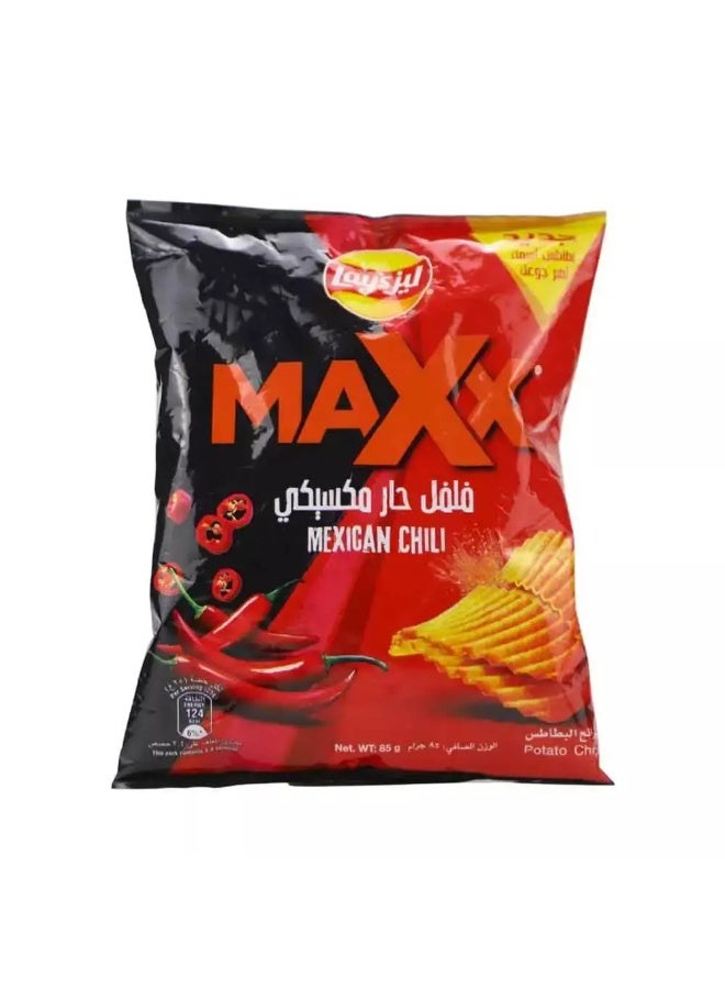 Lay's Lays Max Mexican Chili Potato Chips Spicy Chips- 85gms - Image 1