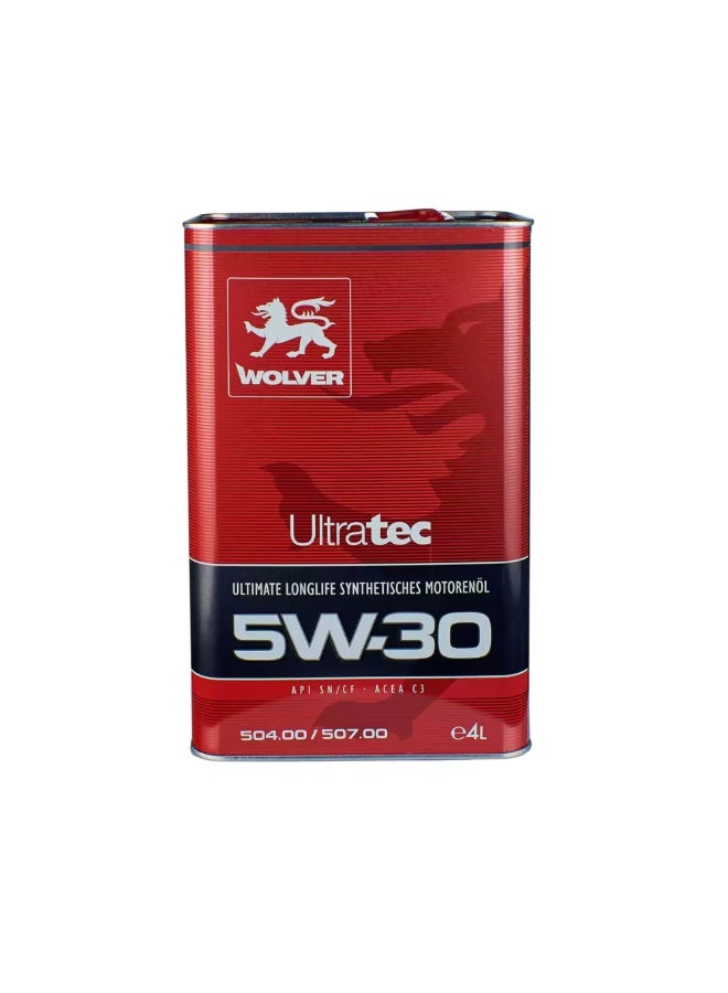 زيت محرك وولفر 5W-30 تخليقي بالكامل