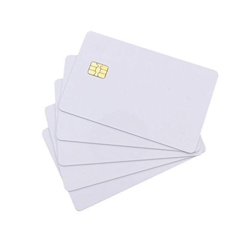 YARONGTECH ISO7816 SLE4442 Smart contact IC card white printable pack of 5 - Image 1
