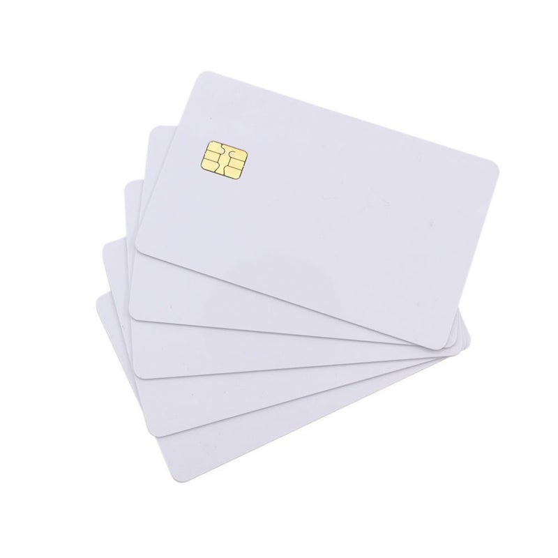 YARONGTECH ISO7816 SLE4442 Smart contact IC card white printable pack of 5 - Image 2