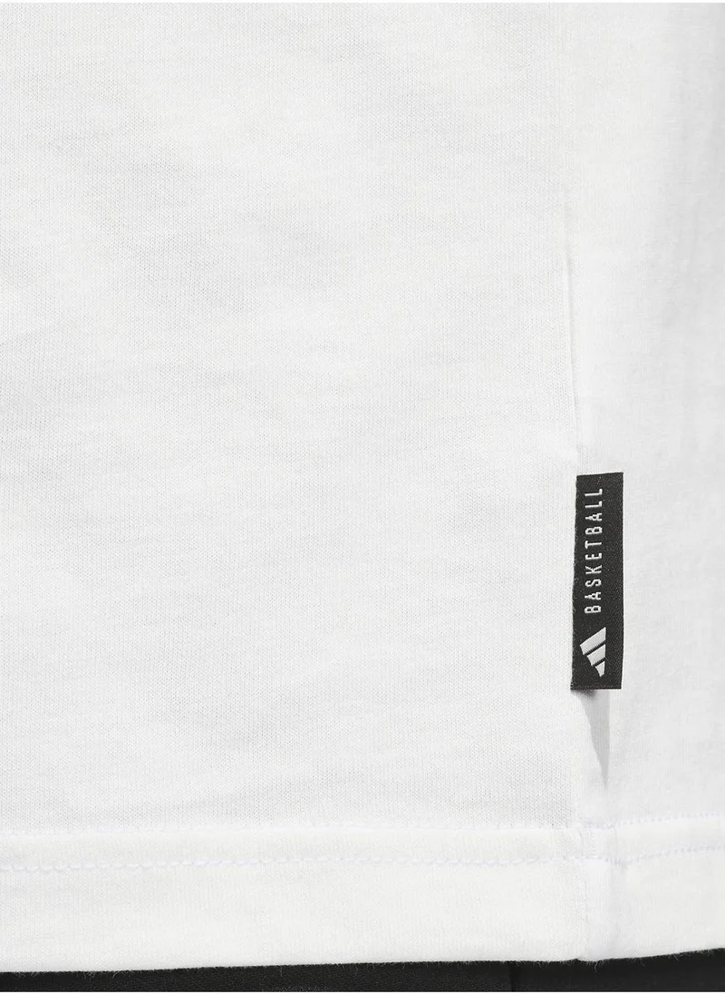 اديداس Lil Stripe Linear Graphic T-Shirt