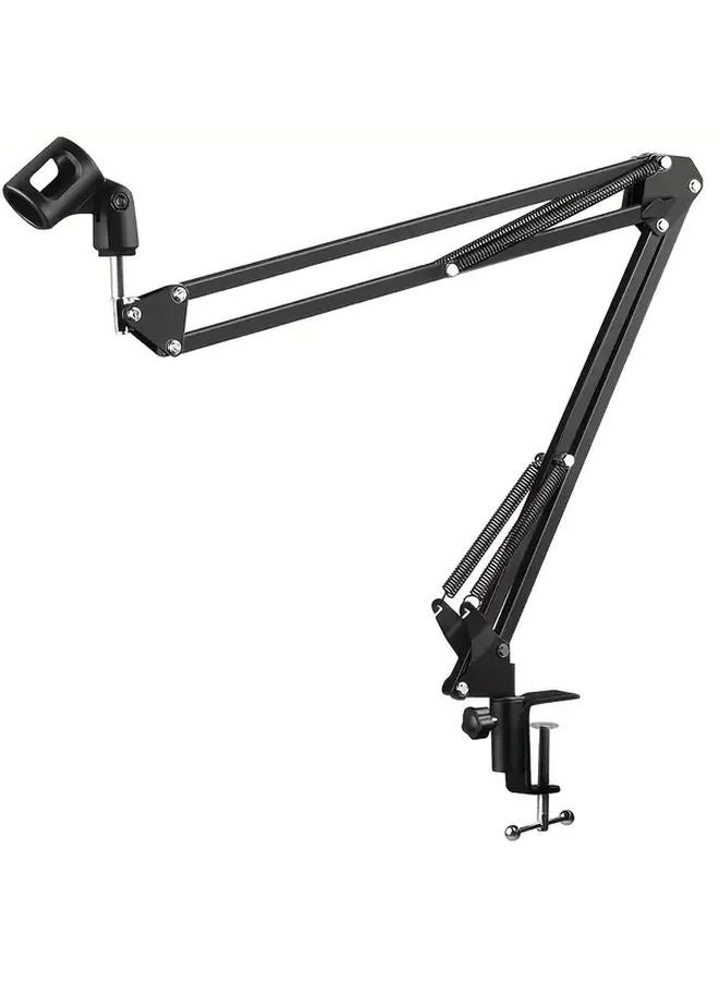 Cantilever Microphone Stand Adjustable Boom Arm XLR Compatible For Recording Podcast - Image 1