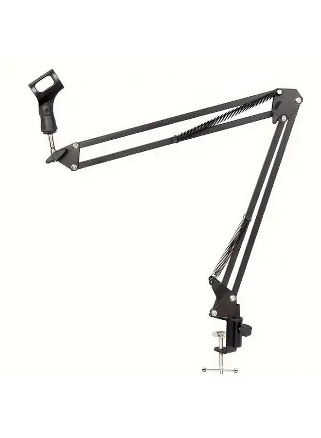 Cantilever Microphone Stand Adjustable Boom Arm XLR Compatible For Recording Podcast - Image 2