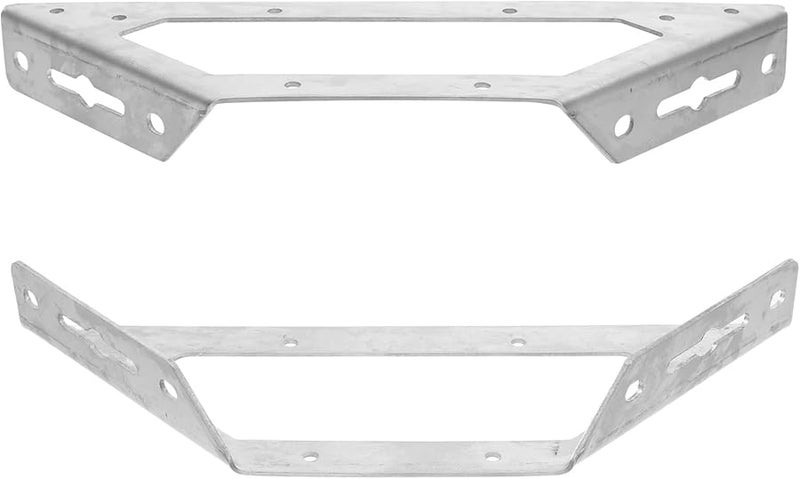 Heavy Duty Stainless Steel Angle Brackets 10pcs Furniture Shelf Connector - Image 5