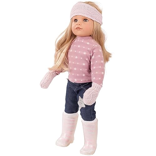 Götz Gotz Hannah All Year Round - 19.5" Posable Doll with Extra Outfits & Accessories for Every Season - Long Blonde Hair to Wash & Style with Stone Grey Eyes - Image 4