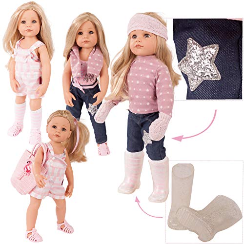 Götz Gotz Hannah All Year Round - 19.5" Posable Doll with Extra Outfits & Accessories for Every Season - Long Blonde Hair to Wash & Style with Stone Grey Eyes - Image 3