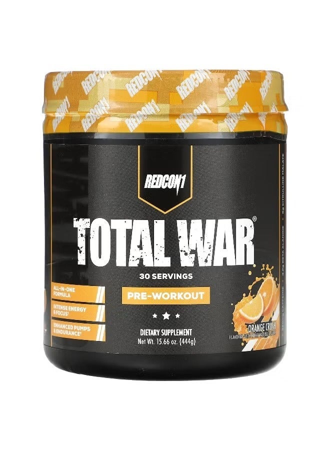 REDCON1 Total War Pre Workout Powder Orange Crush, 441 gm