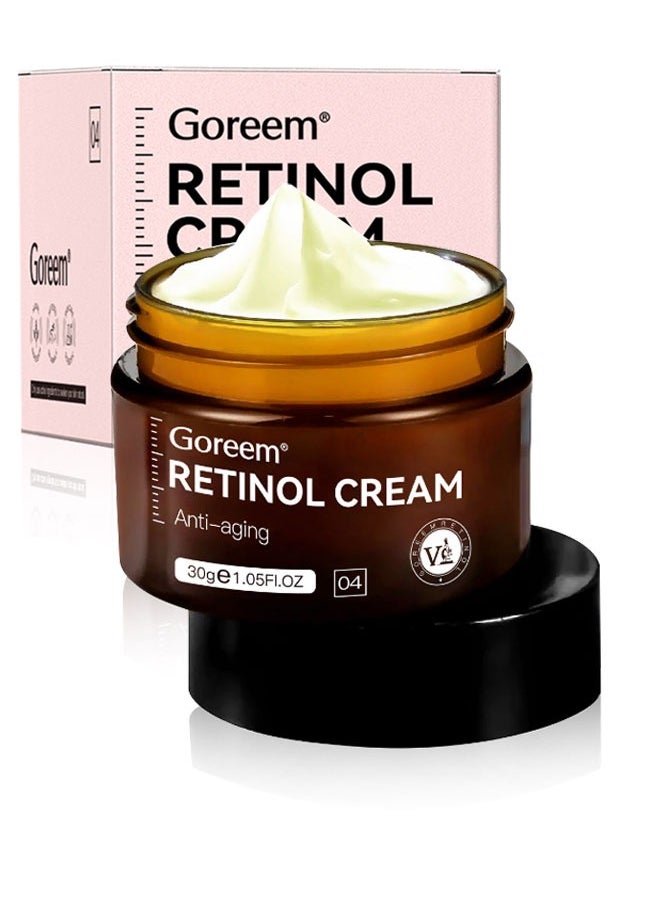 Goreem Retinol Face Cream Anti-aging Anti-oxidant Reduce Fine Lines Firming Whitening（30g）  - Image 1