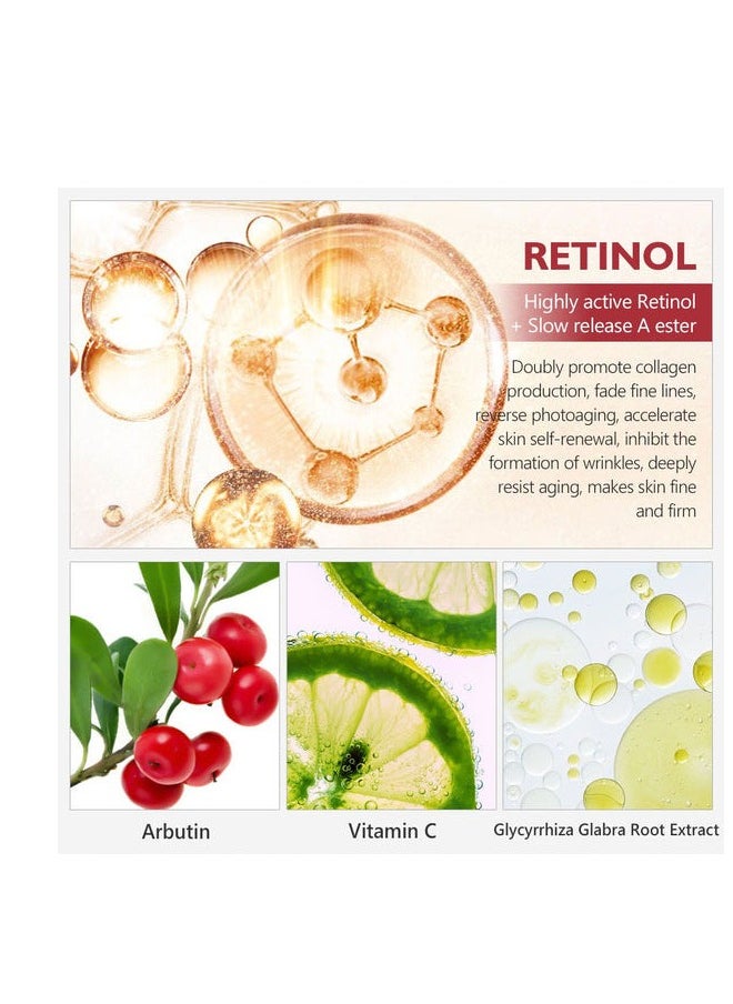 Goreem Retinol Face Cream Anti-aging Anti-oxidant Reduce Fine Lines Firming Whitening（30g）  - Image 3