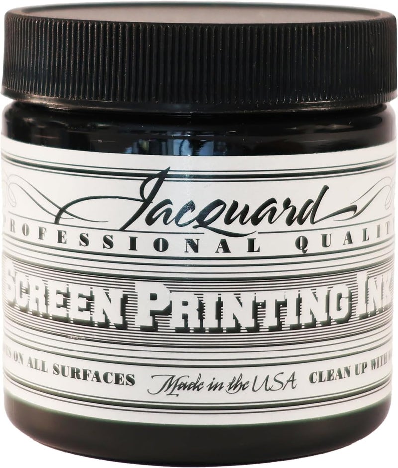 Jacquard Jacquard Professional Screen Print Ink WaterSoluable 4oz Jar Black 117  - Image 2